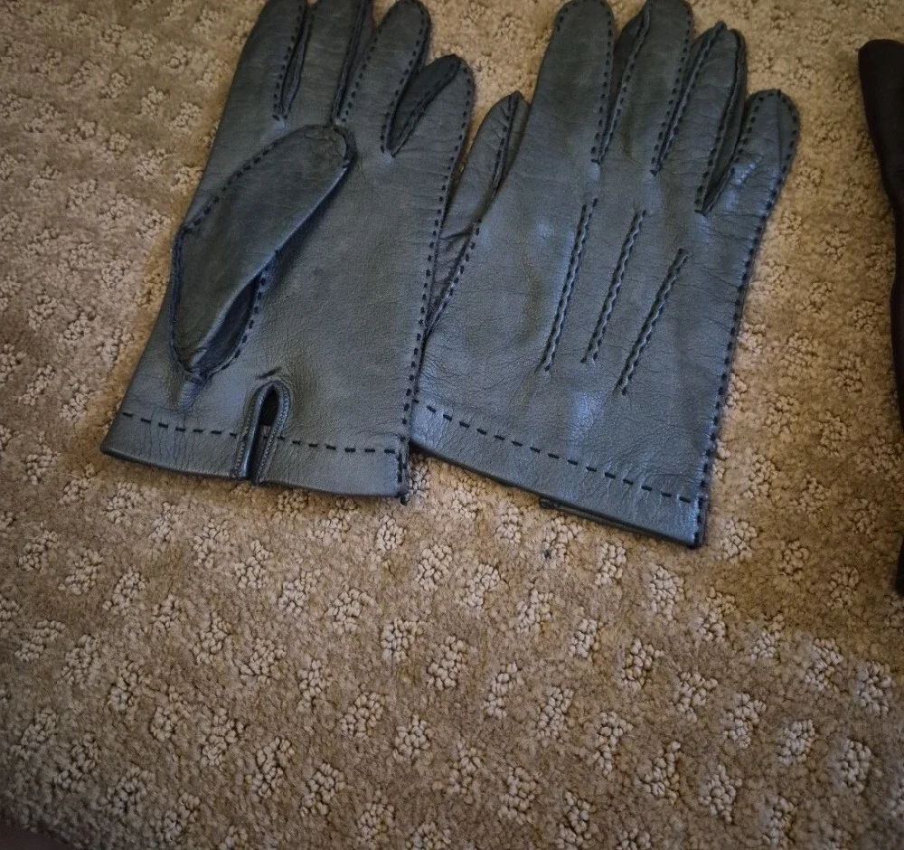 Womens Leather Gloves - Brown, Black, Grey All New Size Large
